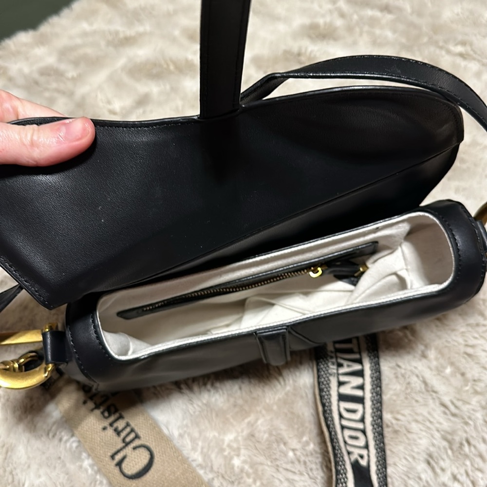 Dior Black and Tan Crossbody Bag - Picture 4 of 6